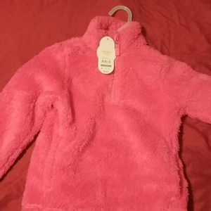 Girls Fleece pullover Hot Pink size 4/5